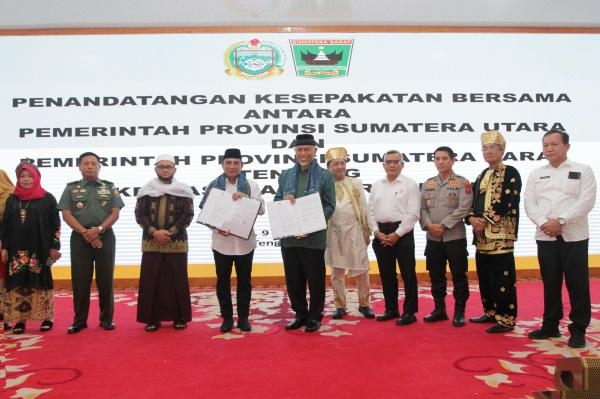 Gubernur Sumut dan Sumbar Perkuat Kerja Sama Bidang Pangan dan Pertanian
